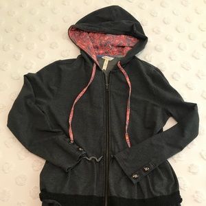 Charcoal grey Matilda Jane hooded jacket